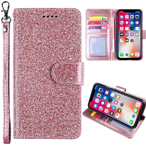 iPhone 16 Pro Case Glitter Pink