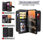 Samsung Galaxy S20 Case Multiple Cards Black