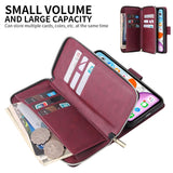 Samsung Galaxy A51 Case Premium Wallet Wine