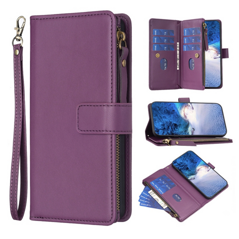 iPhone 15 Pro Max Case Wallet Violet