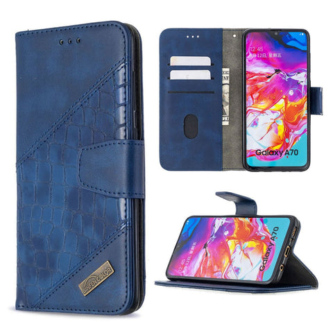 Samsung Galaxy A22 5G Case Crocodile Blue