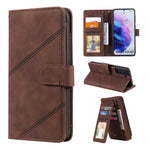 Samsung Galaxy A21S Case Flip Wallet Brown