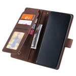 Samsung Galaxy S8 Plus Case Flip Wallet Brown