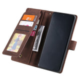 Oppo A73 Case Flip Wallet Brown