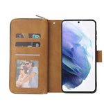 Samsung Galaxy Note 10 Plus Case Premium Wallet Mustard