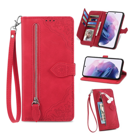 Samsung Galaxy A72 Case Embossed Red