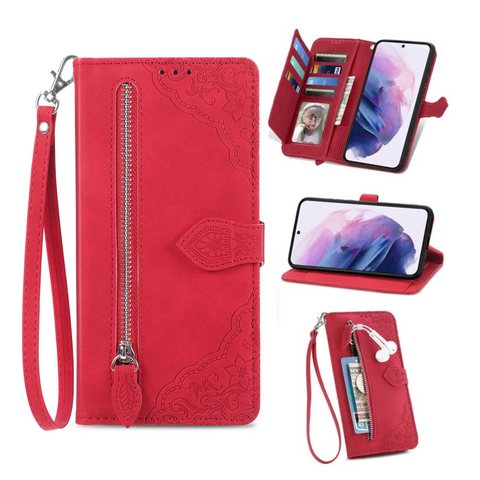 Samsung Galaxy S21 Case Embossed Red