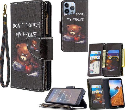 Samsung Galaxy S22 Ultra Case Wallet Don't Touch